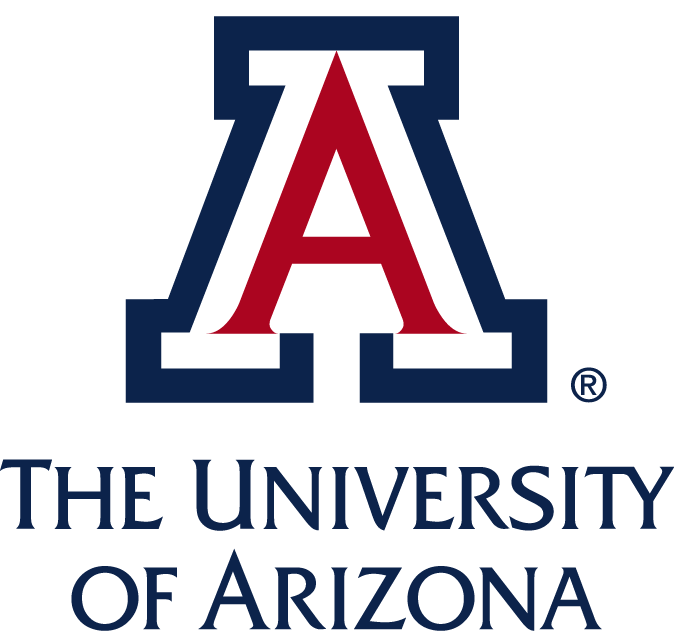 logo or University of Arizona, a large capital letter A